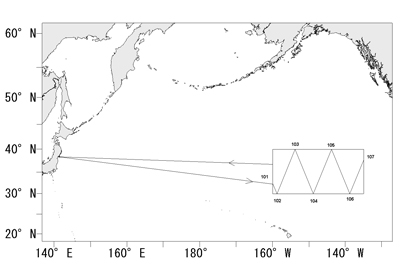 調査海域図